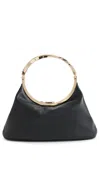 Simkhai Luca Leather Top Handle Bag Black In Black