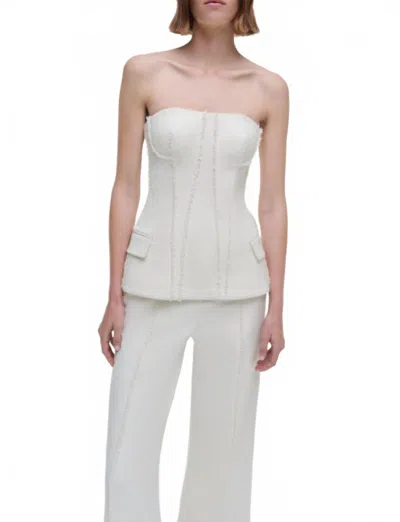 SIMKHAI LUPITA BUSTIER IN WHITE