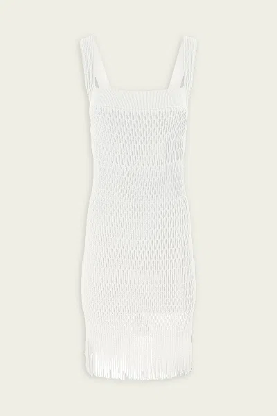 Simkhai Lyria Knit Mini Dress In Ivory