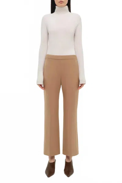 Simkhai Mackenzie Straight Leg Pant In Camel In Brown