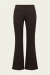 Simkhai Mackenzie Straight-leg Pant In Chocolate In Multi