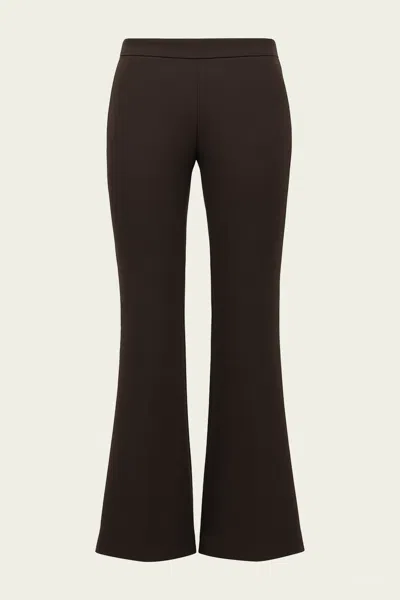 Simkhai Mackenzie Straight-leg Pant In Chocolate In Multi