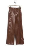 Simkhai Mackenzie Straight Leg Pants In Brown