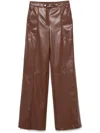 Simkhai Mackenzie Straight Leg Pants Chestnut In Brown