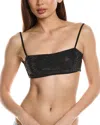 Simkhai Macy Studded Bikini Top In Black