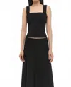 Simkhai Ramaina Square Neck Tank In Midnight In Multi