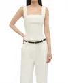 Simkhai Madine Tank Top In White In White