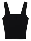 Simkhai Madine Square-neck Tank Top In Black