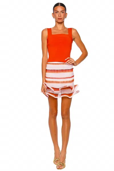 Simkhai Madine Tank Top In Lobster In Red