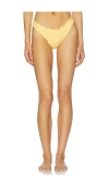 Simkhai Maelie Ruched Bikini Bottom In Multi