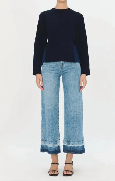Simkhai Maeve Pullover Sweater In Midnight In Blue