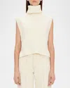 Simkhai Miles Wide Leg Denim Ecru In Ivory