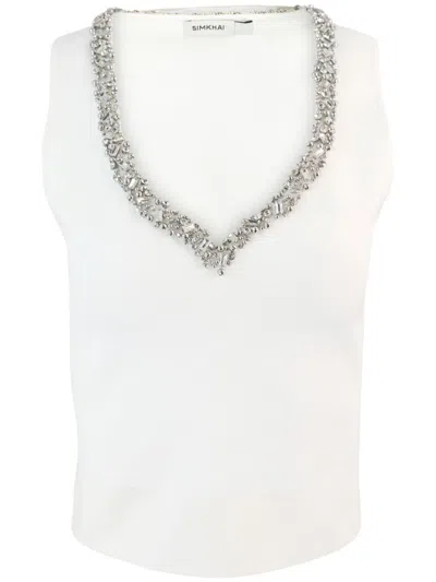 Simkhai Marceline Top In 白色