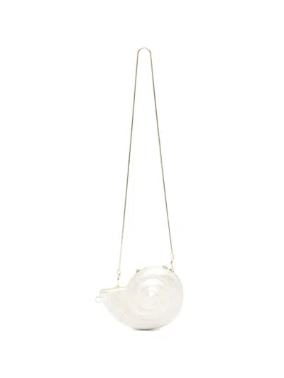 Simkhai Marion Clutch Bag In White
