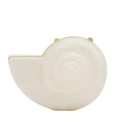 Simkhai Marion Clutch In White