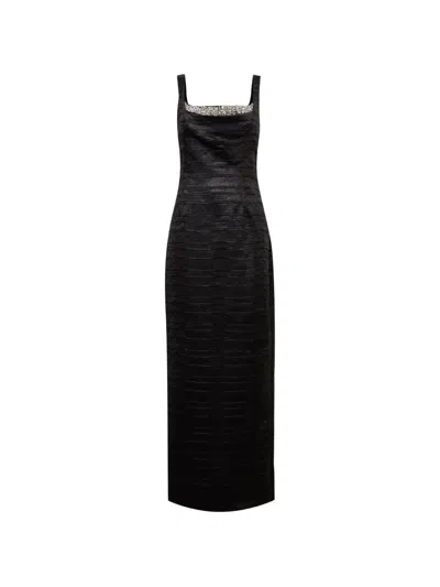 Simkhai Martina Embellished Maxi Dress In Black