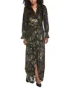 Simkhai Marzia Draped Front Gown In Multi
