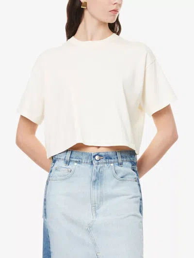 Simkhai Mavis T-shirt In Ivory In White