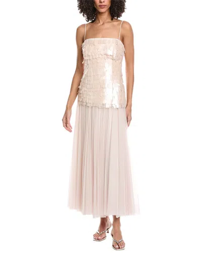 Simkhai Maxine Bustier Midi Dress In Neutral