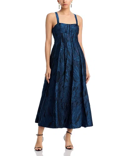 Simkhai Maya Midi Dress In Marine