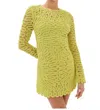 Simkhai Mccall Embroidered Mini Dress In Yellow Plum In Multi