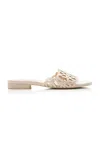 Simkhai Mccall Laser-cut Leather Sandals In Neutral