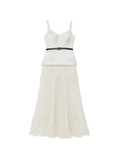 Simkhai Mckinnon A-line Maxi Dress In White