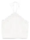 Simkhai Mellie Crop Top In White