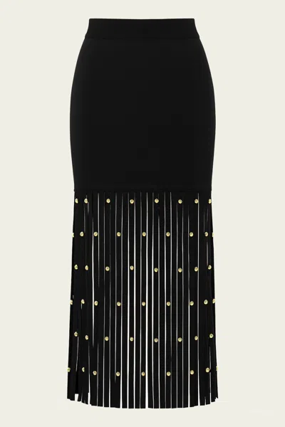 Simkhai Melva Midi Skirt In Black