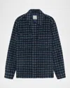 Simkhai Caleb Check Pocket Jacket In Blue