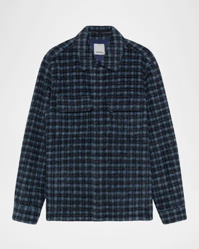 Simkhai Men & Apos;s Caleb Plaid Shirt Jacket