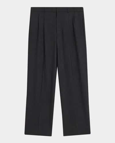 Simkhai Men & Apos;s Julian Tapered-leg Pleated Trousers In Red