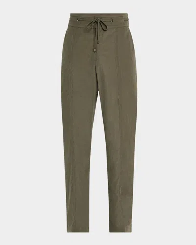 SIMKHAI MEN'S CASUAL DRAWSTRING TROUSERS