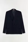 Simkhai Men's Coleman Suiting Jacket In Midnight In Blue