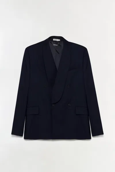 Simkhai Men's Coleman Suiting Jacket In Midnight In Blue
