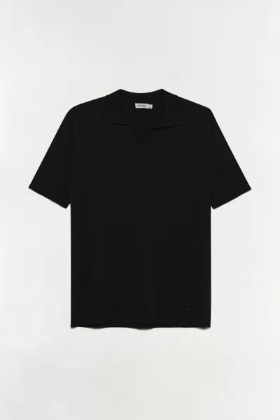 Simkhai Men's Knitted Conan Polo Shirt In Black