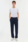 Simkhai Men's Knitted Ottis Pant In Midnight In Blue