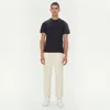 Simkhai Men's Knitted Smooth Cotton Crewneck In Black In Black
