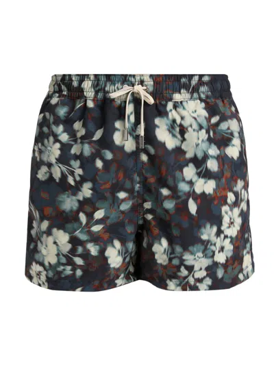 Simkhai Floral-print Swim Shorts In Multi