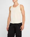 Simkhai Men's Michael Tank Top In Light Dune