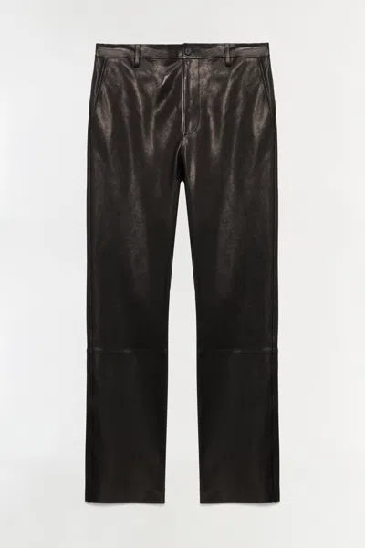 Simkhai Men's Niles Leather Pant In Black