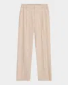 Simkhai Men's Pleated Pull-on Pants In Neutral