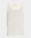 Simkhai Men's Ribbed Tank Top In Neutral