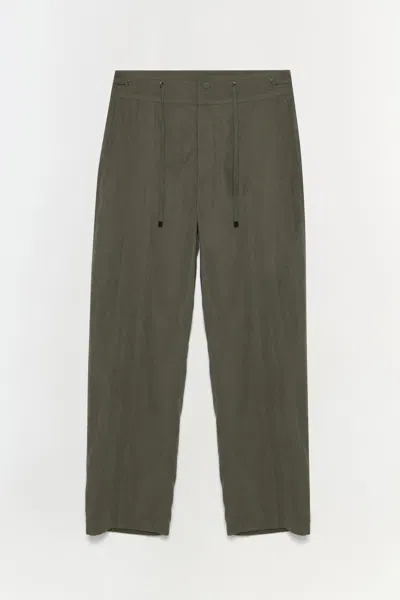 Simkhai Men's Rowan Drawstring Trousers In Sycamore
