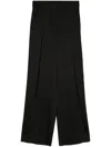 Simkhai Mercer Satin Trousers In Black