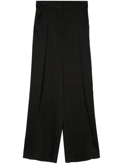 Simkhai Mercer Satin Trousers In Black