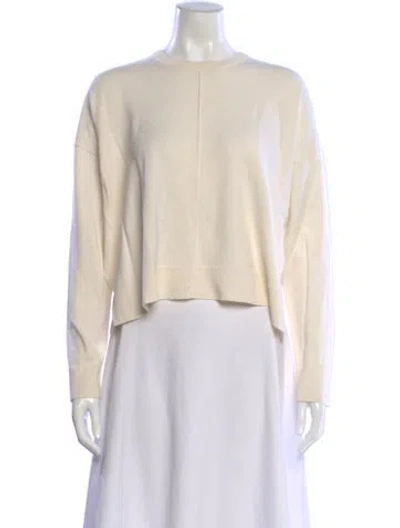 Pre-owned Simkhai Merino Wool Crew Neck Sweater In Neutral
