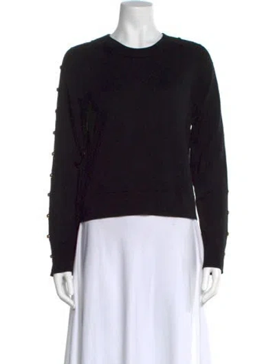 Pre-owned Simkhai Merino Wool Crew Neck Sweater W/ Tags In Black