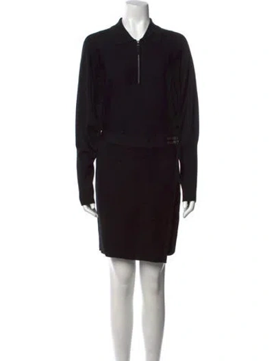 Pre-owned Simkhai Merino Wool Mini Dress W/ Tags In Black