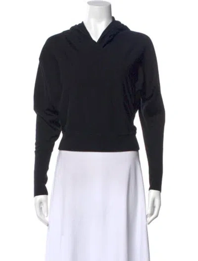Pre-owned Simkhai Merino Wool V-neck Sweater In Black